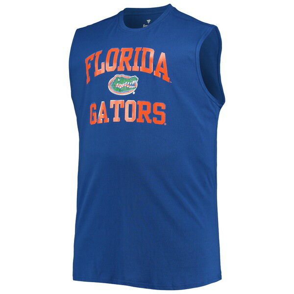 チャンピオン タンクトップ  メンズ チャンピオン メンズ Tシャツ トップス Florida Gators Big & Tall Team Muscle Tank Top Royal