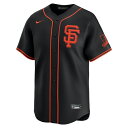 ナイキ メンズ ユニフォーム トップス Blake Snell San Francisco Giants Nike Alternate Limited Jersey Black