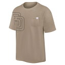 iCL Y TVc gbvX San Diego Padres Nike Statement Max90 Pocket TShirt Khaki