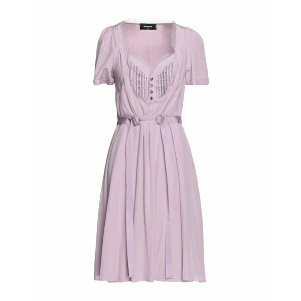 【送料無料】 ディースクエアード レディース ワンピース トップス Midi dresses Lilac