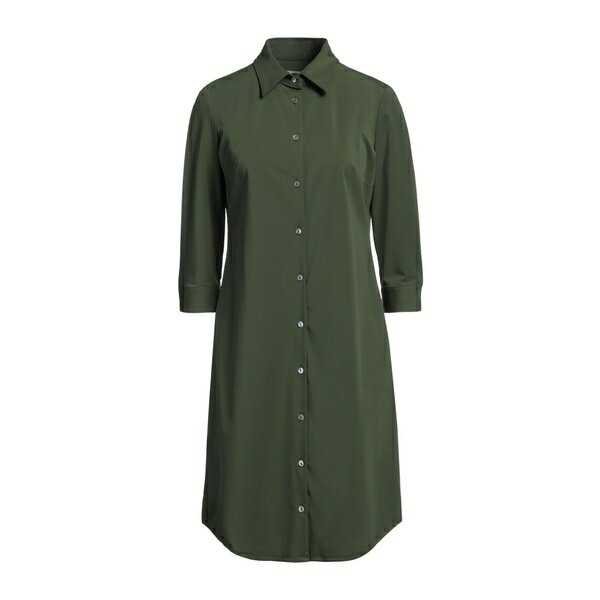 【送料無料】 カミセッタスノーブ レディース ワンピース トップス Midi dresses Green