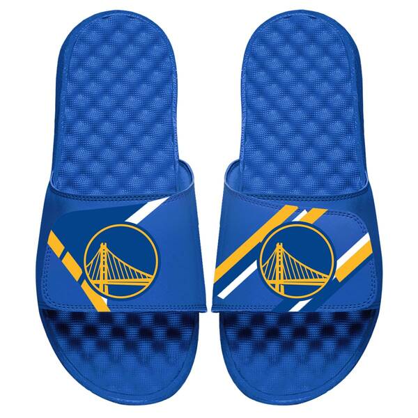 アイスライド メンズ サンダル シューズ Golden State Warriors ISlide Varsity Starter Jacket Slide Sandals Royal