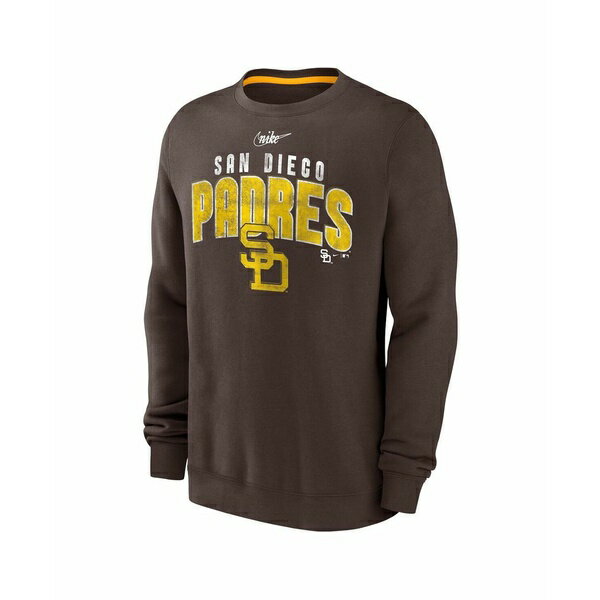 ナイキ レディース パーカー・スウェットシャツ アウター Men's Brown San Diego Padres Cooperstown Collection Team Shout Out Pullover Sweatshirt Brown