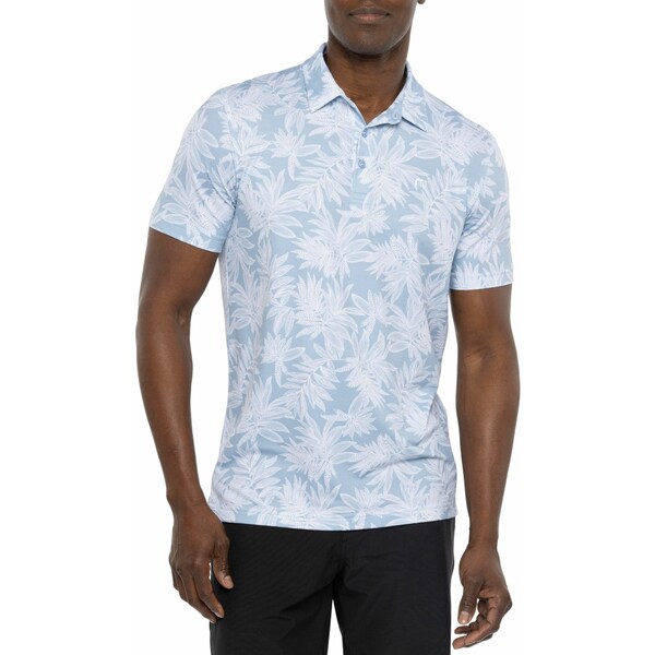 grX}q[ Y Vc gbvX TravisMathew Men's Sea Journey Golf Polo Ash Blue