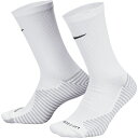 ナイキ レディース 靴下 アンダーウェア Nike Strike Soccer Crew Socks White/Black
