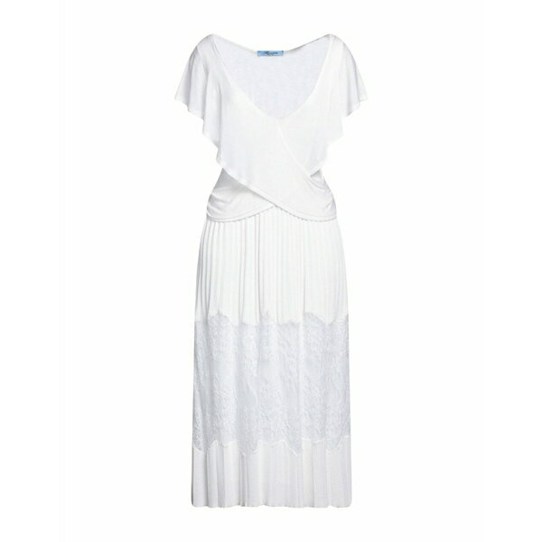 【送料無料】 ブルマリン レディース ワンピース トップス Midi dresses Off white