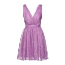 ピンコ レディース ワンピース トップス Short dresses Light purple