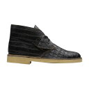 Clarks クラークス メンズ スニーカー 【Desert Boot 'Black Crocodile Distress'】 サイズ US_9(27.0cm)(4)