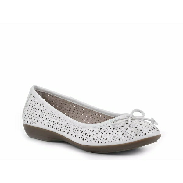 クリフバイホワイトマウンテン レディース サンダル シューズ Cheryl Ballet Flat White