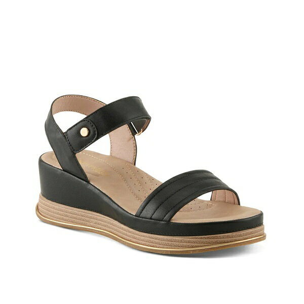 パトリシア レディース サンダル シューズ Raizel Wedge Sandal Black