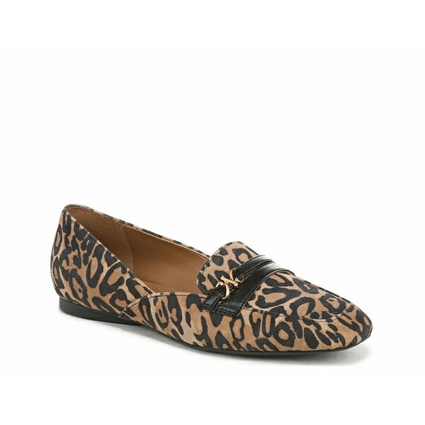 ナチュライザー レディース スリッポン・ローファー シューズ Create Loafer Tan/Black Leopard Print Suede