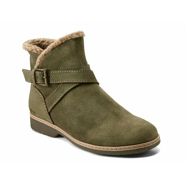 アース レディース ブーツ シューズ Hutton Bootie Dark Green