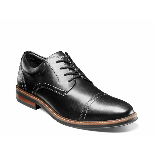 ノンブッシュ メンズ ドレスシューズ シューズ Calderone Cap Toe Oxford Black
