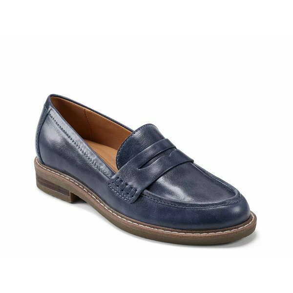 アース レディース スリッポン・ローファー シューズ Javas Penny Loafer Navy