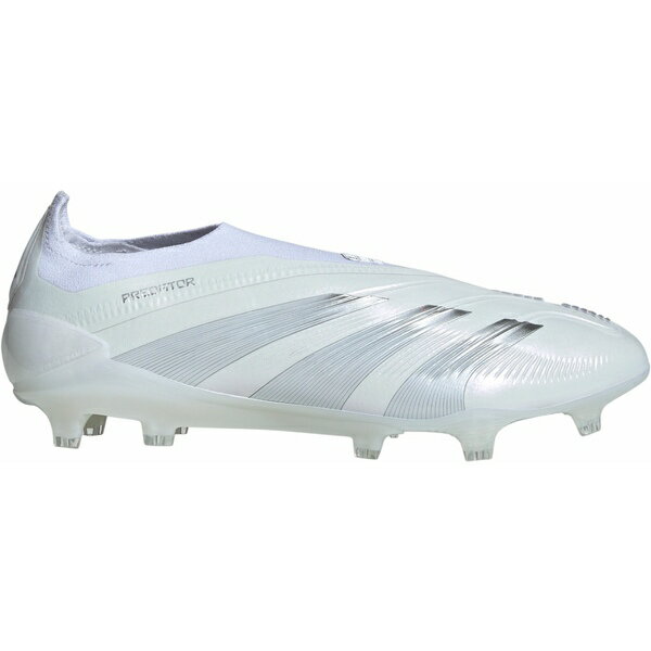 アディダス レディース サッカー スポーツ adidas Predator Elite Laceless FG Soccer Cleats White/Silver