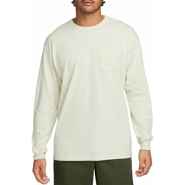 iCL Y Vc gbvX Nike Sportswear Premium Essentials Men's Long-Sleeve Pocket T-Shirt Sea Glass