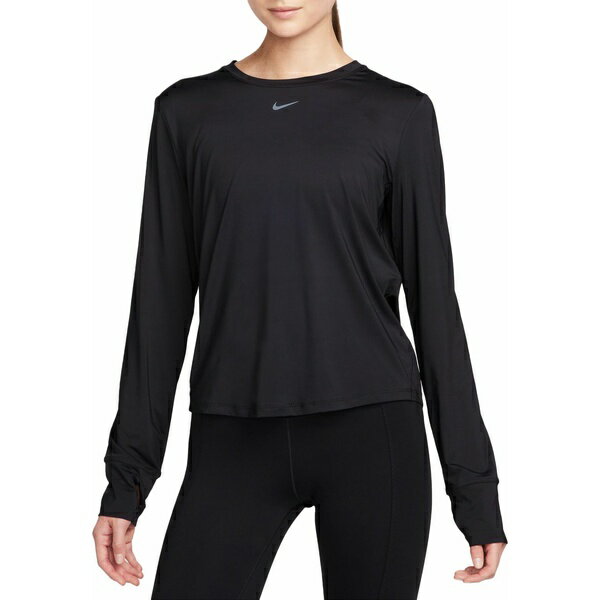 iCL fB[X Vc gbvX Nike Women's One Classic Dri-FIT Long-Sleeve Top Black