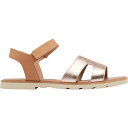 \ fB[X T_ V[Y Sorel Women's Ella III Ankle Strap Flat Sandal Honest Beige