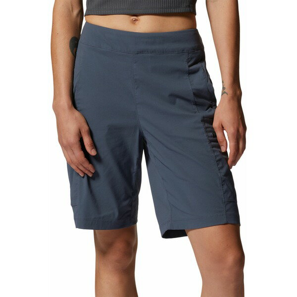 マウンテンハードウェア レディース カジュアルパンツ ボトムス Mountain Headwear Women's Dynama High Rise Short 9' Blue Slate