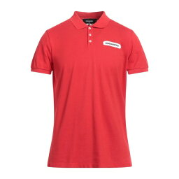 【送料無料】 ディースクエアード メンズ ポロシャツ トップス Polo shirts Red