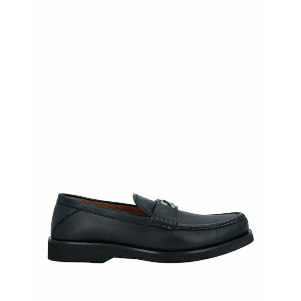 【送料無料】 ゼニア メンズ スリッポン・ローファー シューズ Loafers Black