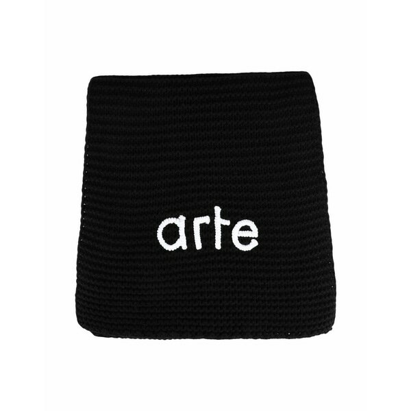 アルテア 【送料無料】 アルテ アントワープ メンズ マフラー・ストール・スカーフ アクセサリー Aaron Knit Scarf Black