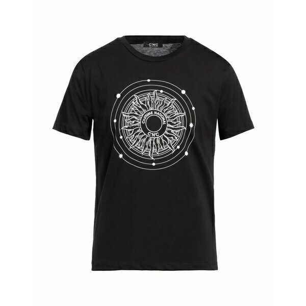 【送料無料】 シーエヌシー コスチューム ナショナル メンズ Tシャツ トップス T-shirts Black