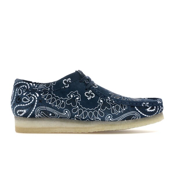 Clarks クラークス メンズ スニーカー 【Clarks Originals Wallabee】 サイズ US_10(28.0cm) Supreme Bandana Navy