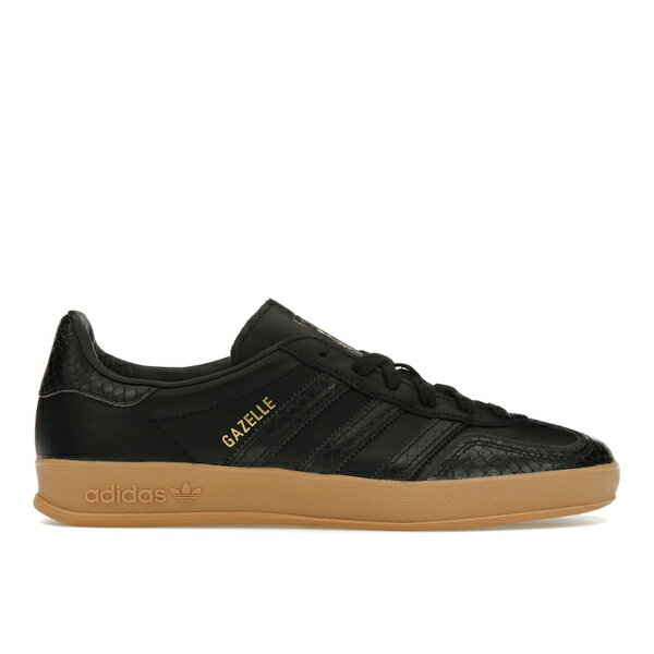 adidas アディダス メンズ スニーカー 【adidas Gazelle Indoor Core Black Snakeskin】 サイズ US_10.5(28.5cm) Core Black/Core Black/Gum