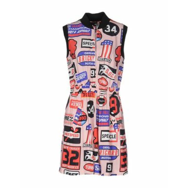 【送料無料】 モスキーノ レディース ワンピース トップス Mini dresses Pink