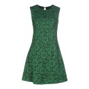 【送料無料】 エルマンノ シェルヴィーノ レディース ワンピース トップス Mini dresses Green