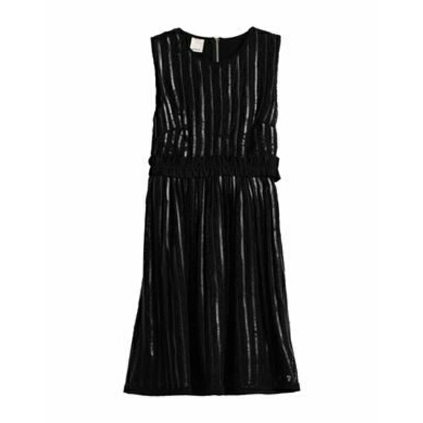 【送料無料】 ピンコ レディース ワンピース トップス Mini dresses Black