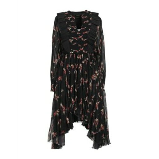 【送料無料】 イザベル マラン レディース ワンピース トップス Midi dresses Black 【送料無料】 イザベル マラン レディース ワンピース トップス Midi dresses Black