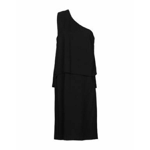 【送料無料】 セブンティセルジオテゴン レディース ワンピース トップス Midi dresses Black