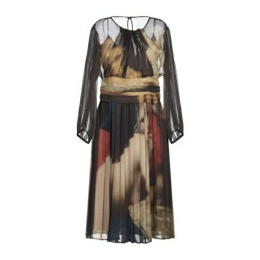 【送料無料】 モスキーノ レディース ワンピース トップス Midi dresses Brown 【送料無料】 モスキーノ レディース ワンピース トップス Midi dresses Brown