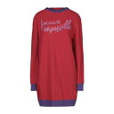 【送料無料】 ピンコ レディース ワンピース トップス Mini dresses Red