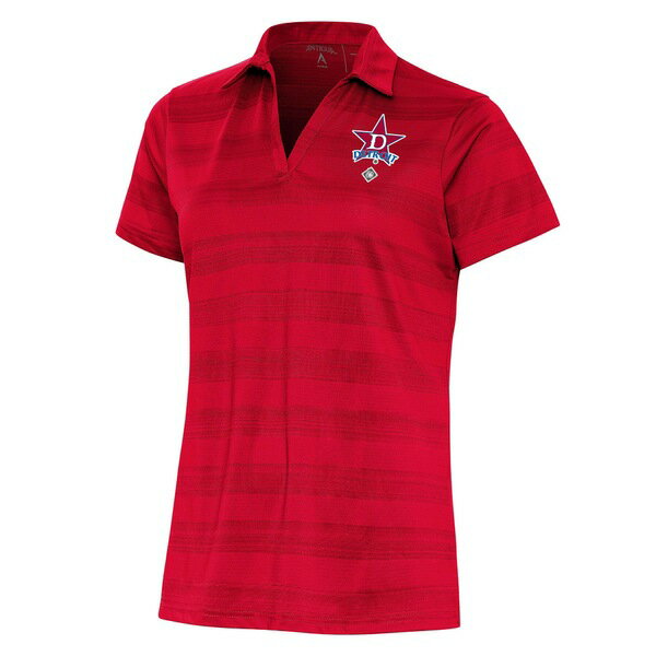 アンティグア レディース ポロシャツ トップス Detroit Stars Antigua Women's Compass Polo Red