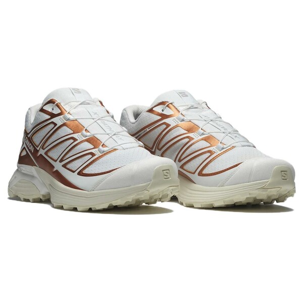 SALOMON サロモン メンズ スニーカー 【SALOMON XT-Pathway Metallic Sneakers 'White Ftw Copper Almond Milk' 474389】 サイズ US_11(29.0cm)