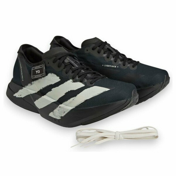 adidas アディダス メンズ スニーカー 【adidas Y-3 Adizero Adios Pro 4 'Black Off White' JR6655】 サイズ US_5(23.0cm)
