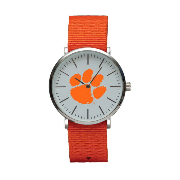 ジャーディン メンズ 腕時計 アクセサリー Clemson Tigers Stitch Nylon Strap Watch Orange