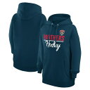 カールバンクス レディース パーカー・スウェットシャツ アウター Florida Panthers GIII 4Her by Carl Banks Women's Team Fleece Pullover Hoodie -