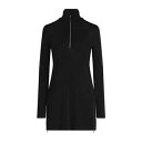 【送料無料】 ジル・サンダー レディース ワンピース トップス Mini dresses Black