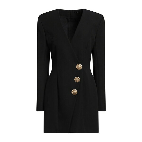 【送料無料】 バルマン レディース ワンピース トップス Mini dresses Black