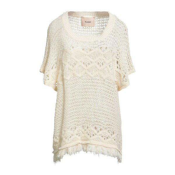 【送料無料】 フロア レディース ニット&セーター アウター Sweaters White