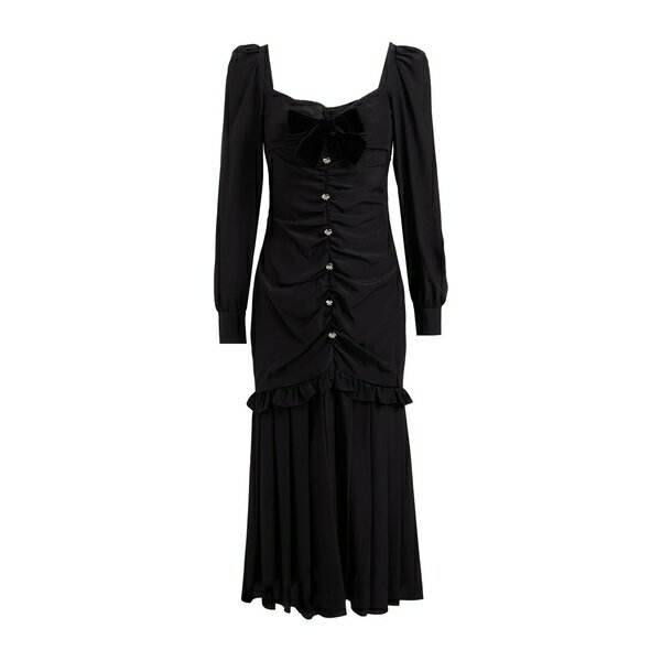 【送料無料】 アレッサンドラ・リッチ レディース ワンピース トップス Midi dresses Black