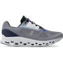 On オン メンズ スニーカー 【On Running Cloudstratus】 サイズ US_12.5(30.5cm) Fossil Grey Midnight Navy