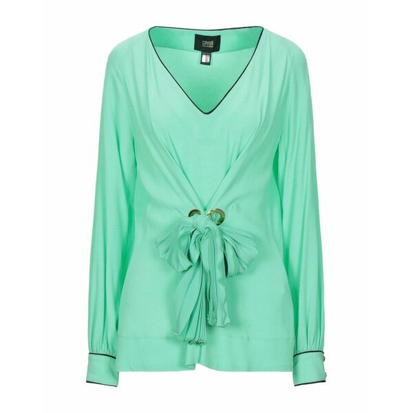 【送料無料】 カヴァリ クラス/ロベルト・カバリ レディース カットソー トップス Tops Light green