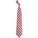 G[OEBO Y lN^C ANZT[ Alabama Crimson Tide Woven Checkered Tie Crimson/Gray