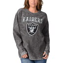 J[oNX fB[X p[J[EXEFbgVc AE^[ Las Vegas Raiders GIII 4Her by Carl Banks Women's Comfy Cord Pullover Sweatshirt Black