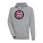 ƥ  ѡåȥ  Chicago Cubs Antigua Victory Chenille Pullover Hoodie Heather Gray